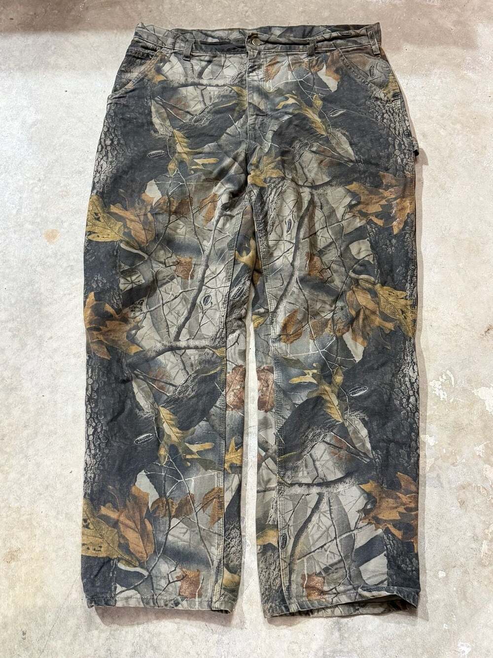 Carhartt B158 CMO Realtree Camouflage Dungaree Fit Work Pants 38x30